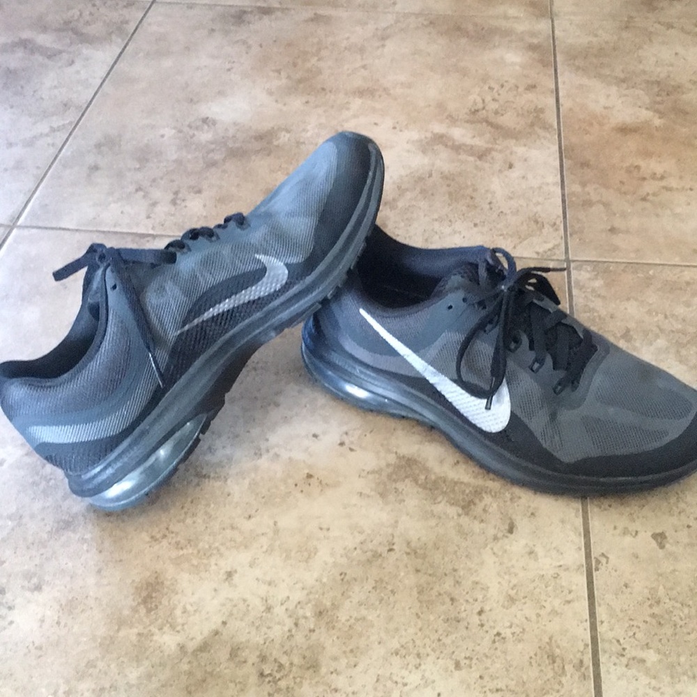 Black and gray Nike’s